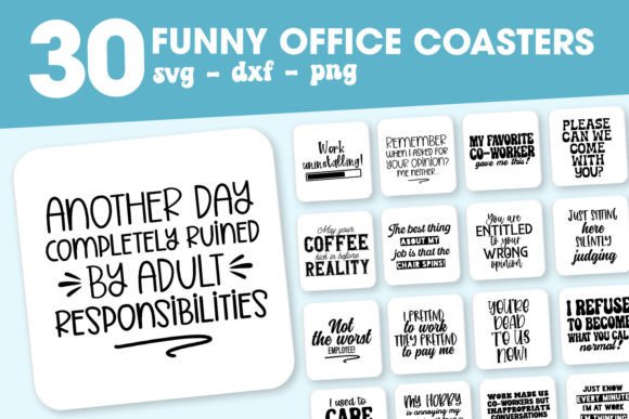 Review: Coaster Svg Funny Office Coasters for Embroidery