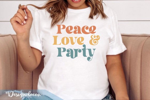 Reviewing Peace Love Party Retro Wavy Sublimation