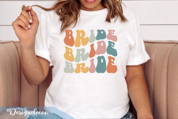 Reviewing the Bride Retro Wavy PNG for Sublimation