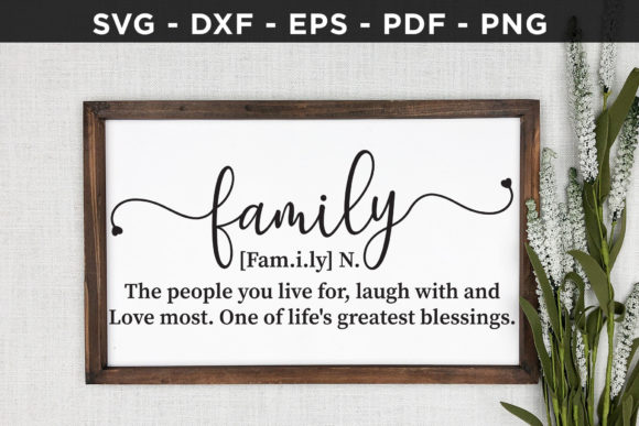 Reviewing the Family Sign SVG for Embroidery Use
